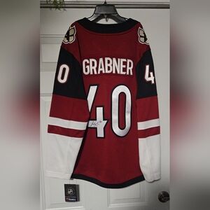 Michael Grabner Signed Arizona Coyotes Jersey Fanatics NWT Autograph NHL Large
